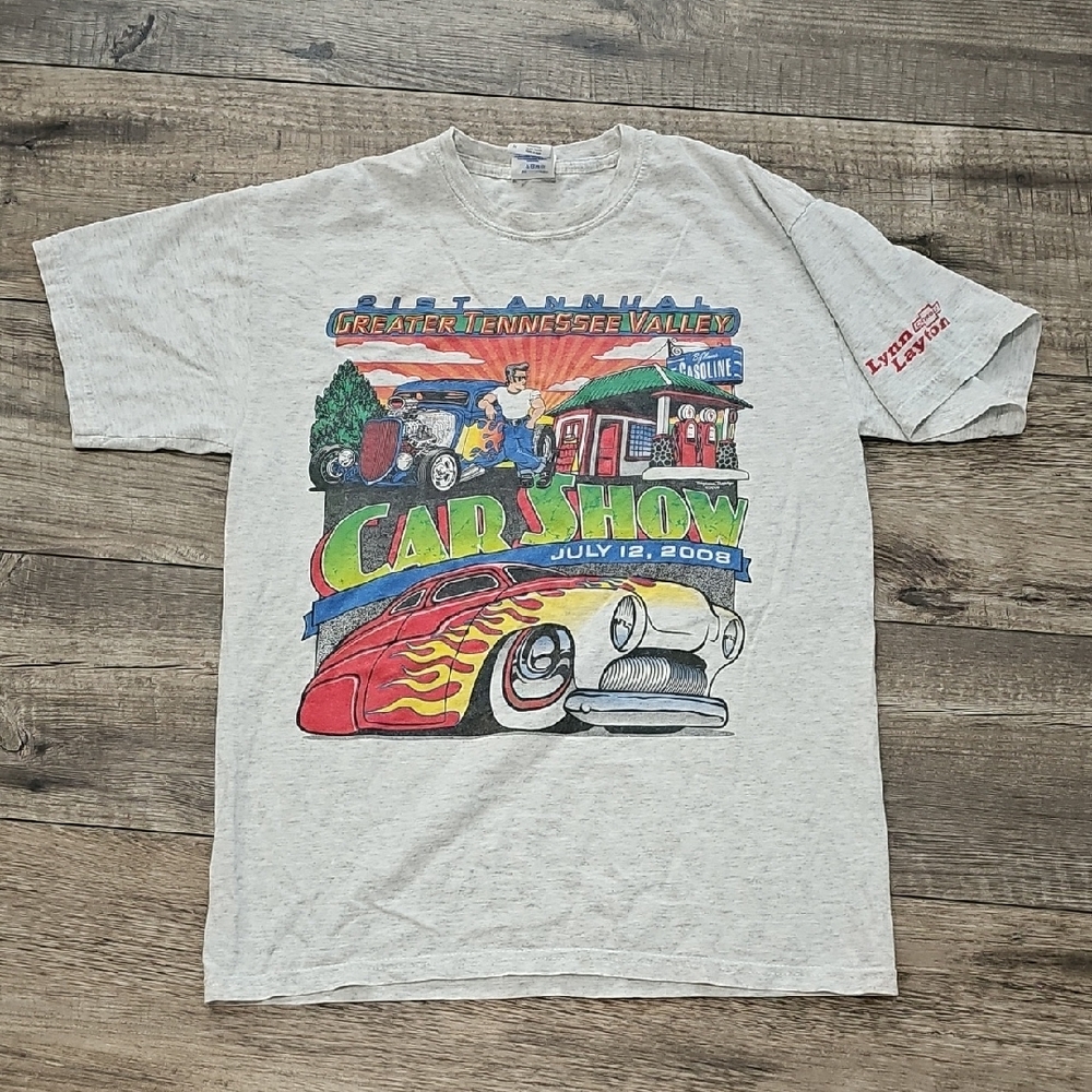 Gildan Greater Tennessee Valley Car Show 2008 T Shirt